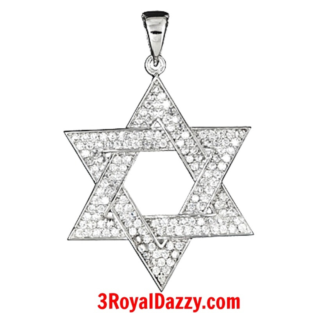 925 Sterling Silver CZ Star of David Jewis…